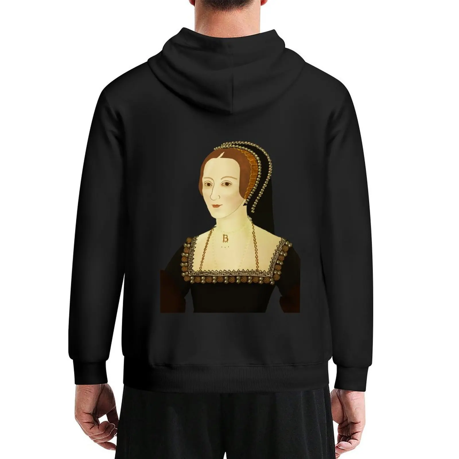 

Anne Boleyn - transparent BG Hoodie korean style clothes men clothing hooded shirt autumn tracksuit men