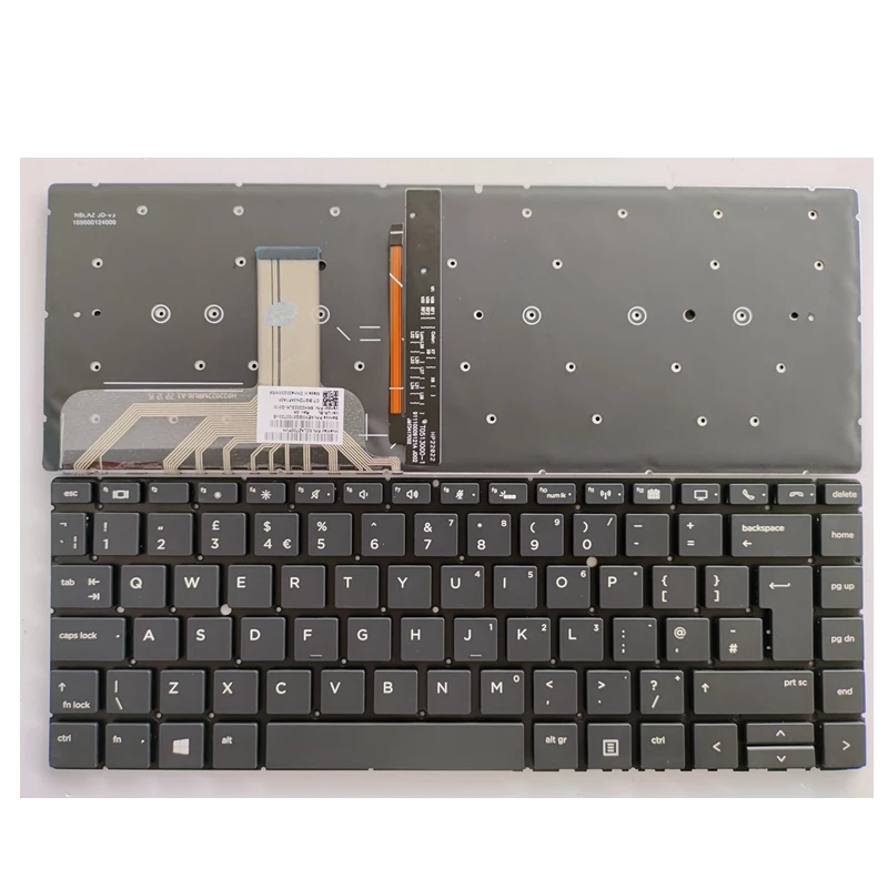 UK English Laptop keyboard For HP Elitebook x360 1040 G4/1040 G5/1040 G6 HSN-Q02C Backlit