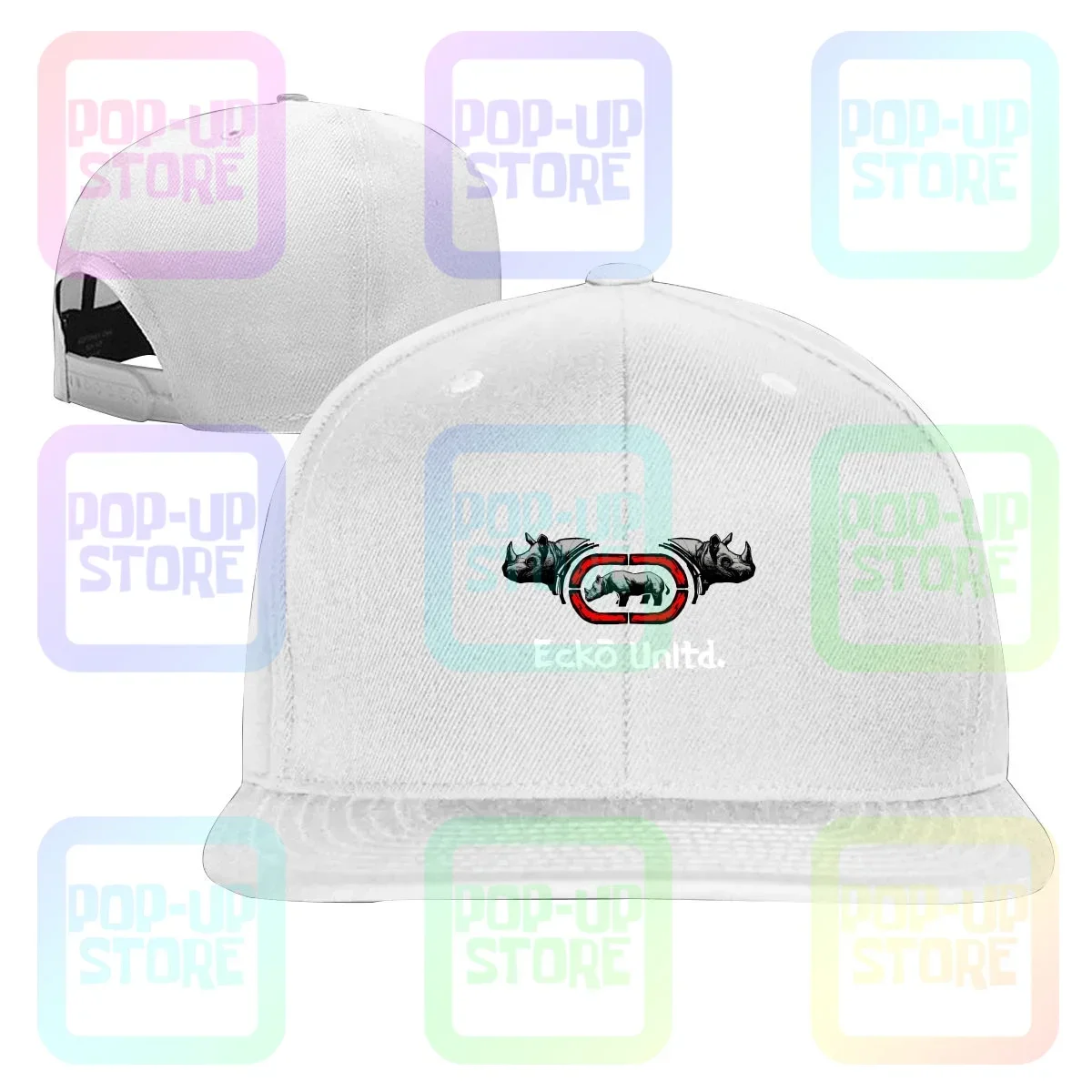 Ecko Unltd Rhino Snapback Cap Baseball Caps Retro Novelty Comfortable