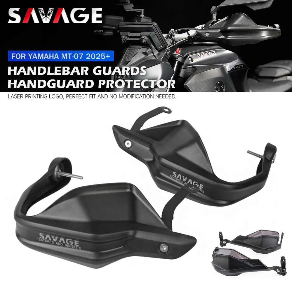 

2026 MT-07 Y-AMT Motorcycle Handlebar Handguard For YAMAHA MT07 FZ07 Hand Guard Wind Shield Deflector Handle Lever Protection
