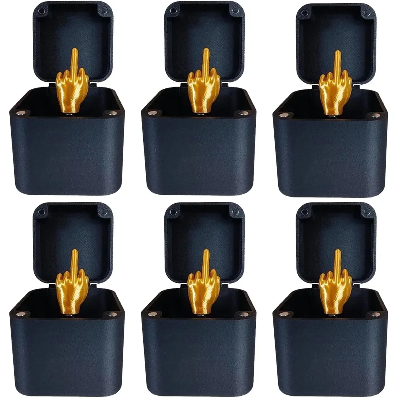 1 قطعة صندوق هدايا مفاجأة للإصبع الأوسط بالإصبع الأوسط في صندوق عيد الميلاد هدايا إبداعية مضحكة مكتب عمل الديكور الحرف اليدوية