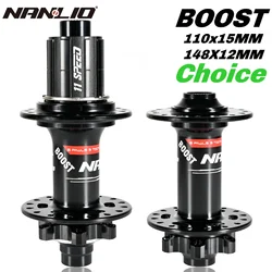 Nanlio XM820 Boost MTB Bike Boost Hub Bicycle Hub 6 Pawls 120T 28H 32 Holes 15x110 12x148MM HG XD MS 8-12 Speed Thru Axle