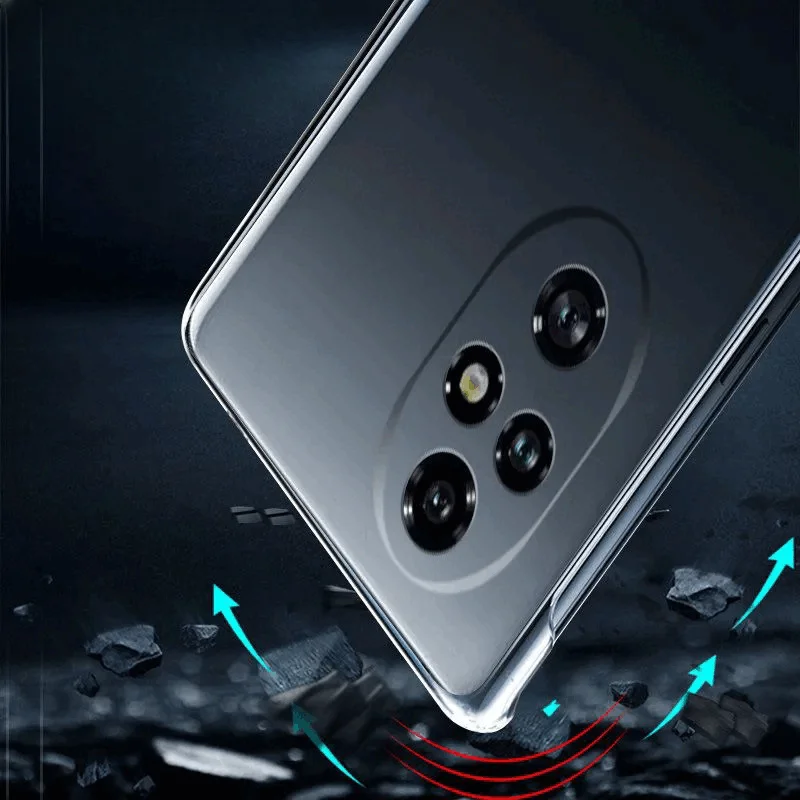 For Honor 200 Pro Borderless Transparent Phone Case for HONOR Honor200 200Pro Hard Cover Shell Clear Protective Back Coque