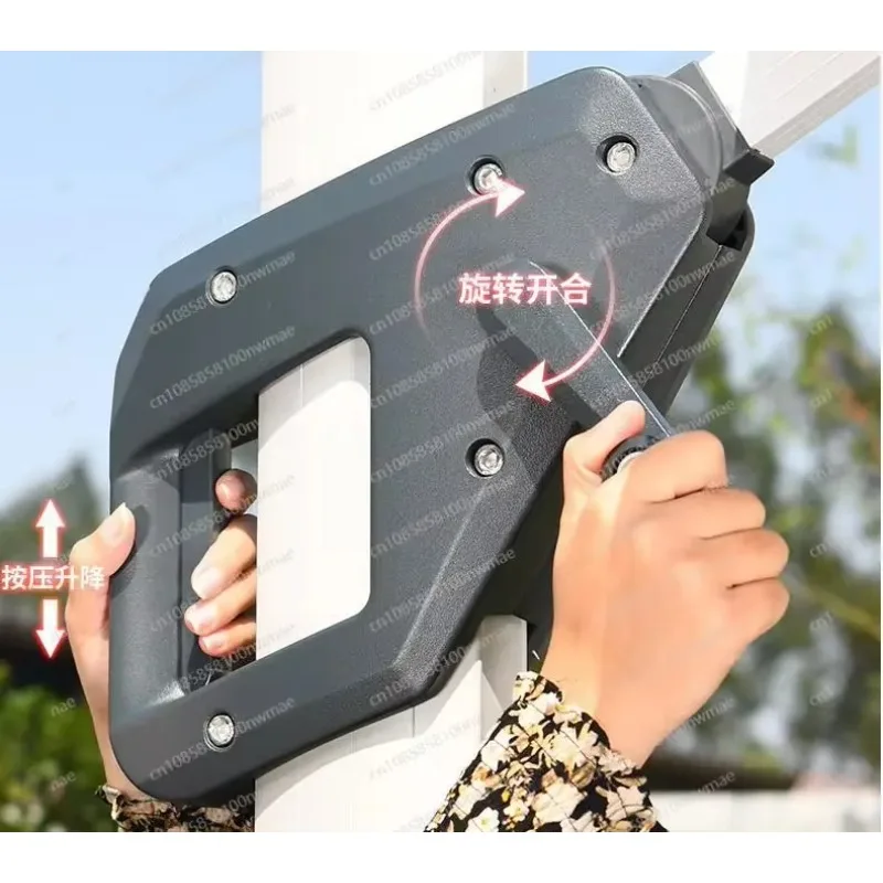 Upgraded Sun Umbrella Handle Kit Replacement Repair Accessory for Outdoor Backyard Parasol Shade Canopy
