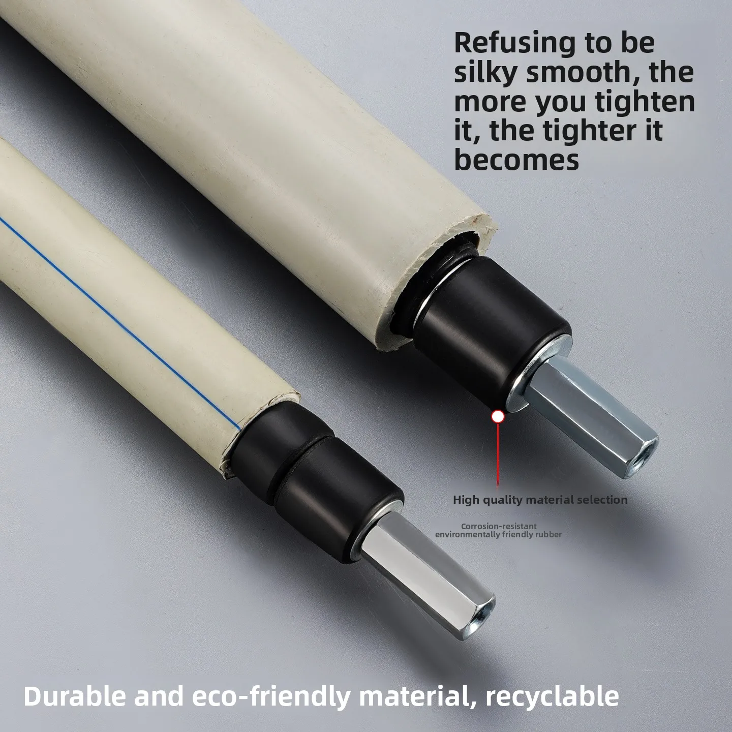 PPR Pipe Heat Fusion Repair Tool with Water Shutoff Needle and Pressure Stopper for Fast Plumbing Leak Repair at Home