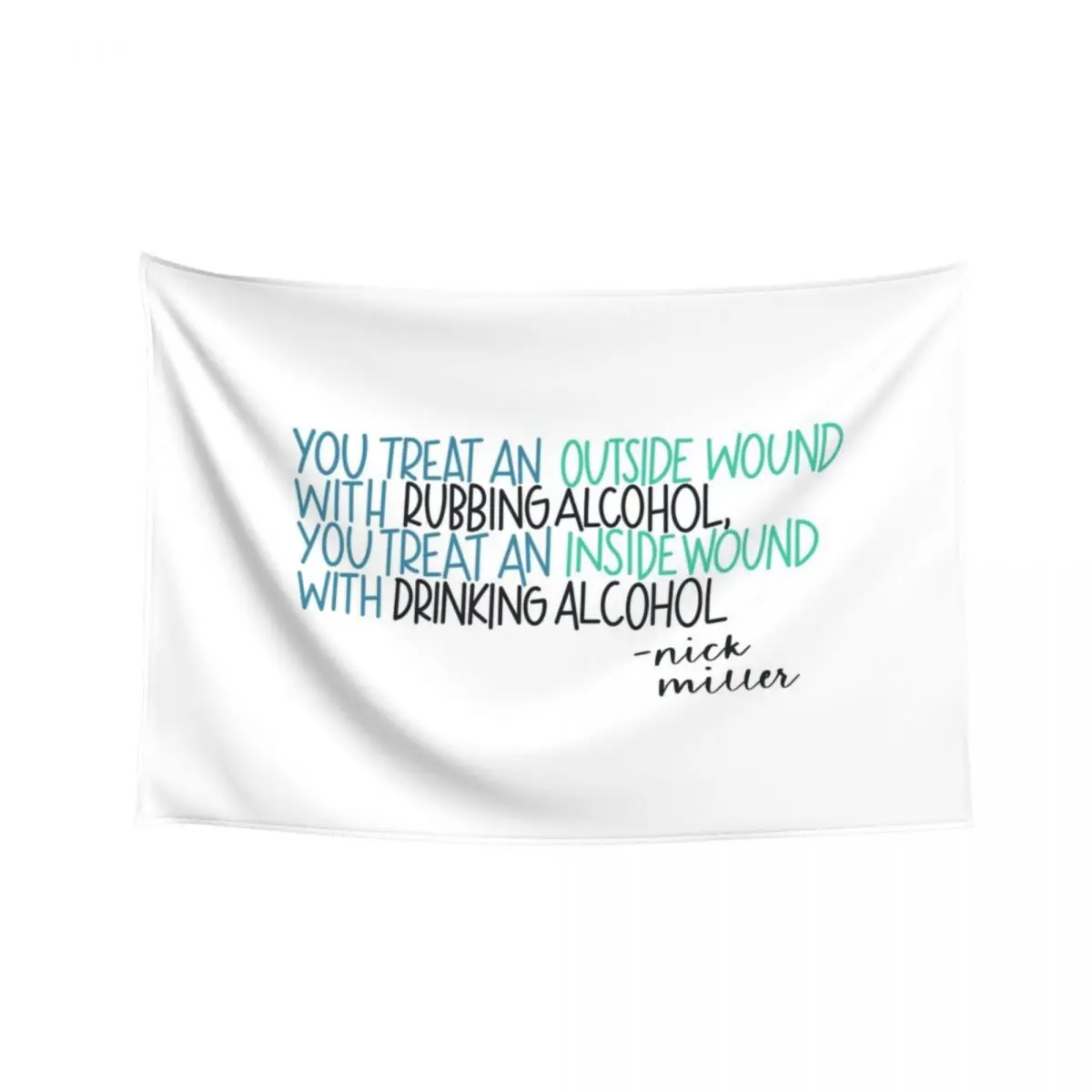 

Nick miller new girl quote Tapestry Aesthetic Room Decor Bedroom Decor Wallpaper Tapestry