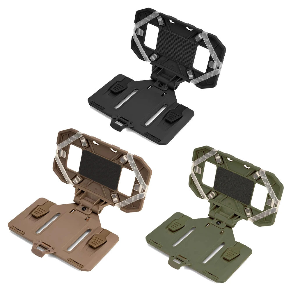 Tactical Folded Navigation Board Practical Chest Bag Map Case Mobile Phone Holder Pouch Molle Vest Airsoft Accessories
