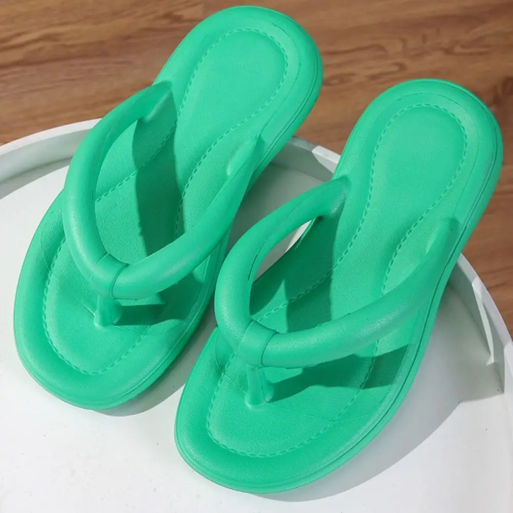 

Fashion Anti Slip Beach Flip Flops Clip Toe Simple Women Slippers Beachwear Outerwear Shoes Summer Sandals Girls