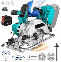 Electric Goddess 5inch Brushless Electric Circular Saw ﻿For Makita18V Battery ﻿Cordless 1500W Handheld Woodwork Saw Power Tool ﻿