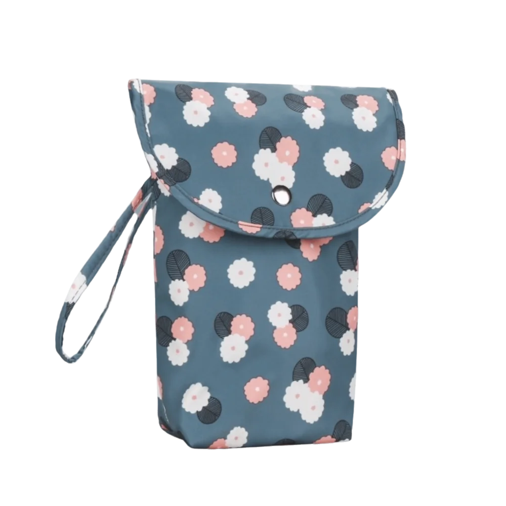 

Simple Cartoon Baby Diaper Bag Large Capacity Oxford Cloth Mommy Handbag Waterproof Handheld Diaper Storage Bag Newborn