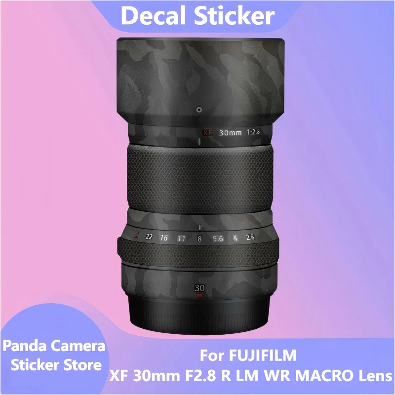 

Защитная пленка-наклейка из винила для объектива FUJIFILM XF 30mm F2.8 R LM WR MACRO, антицарапийное покрытие XF30 F2.8