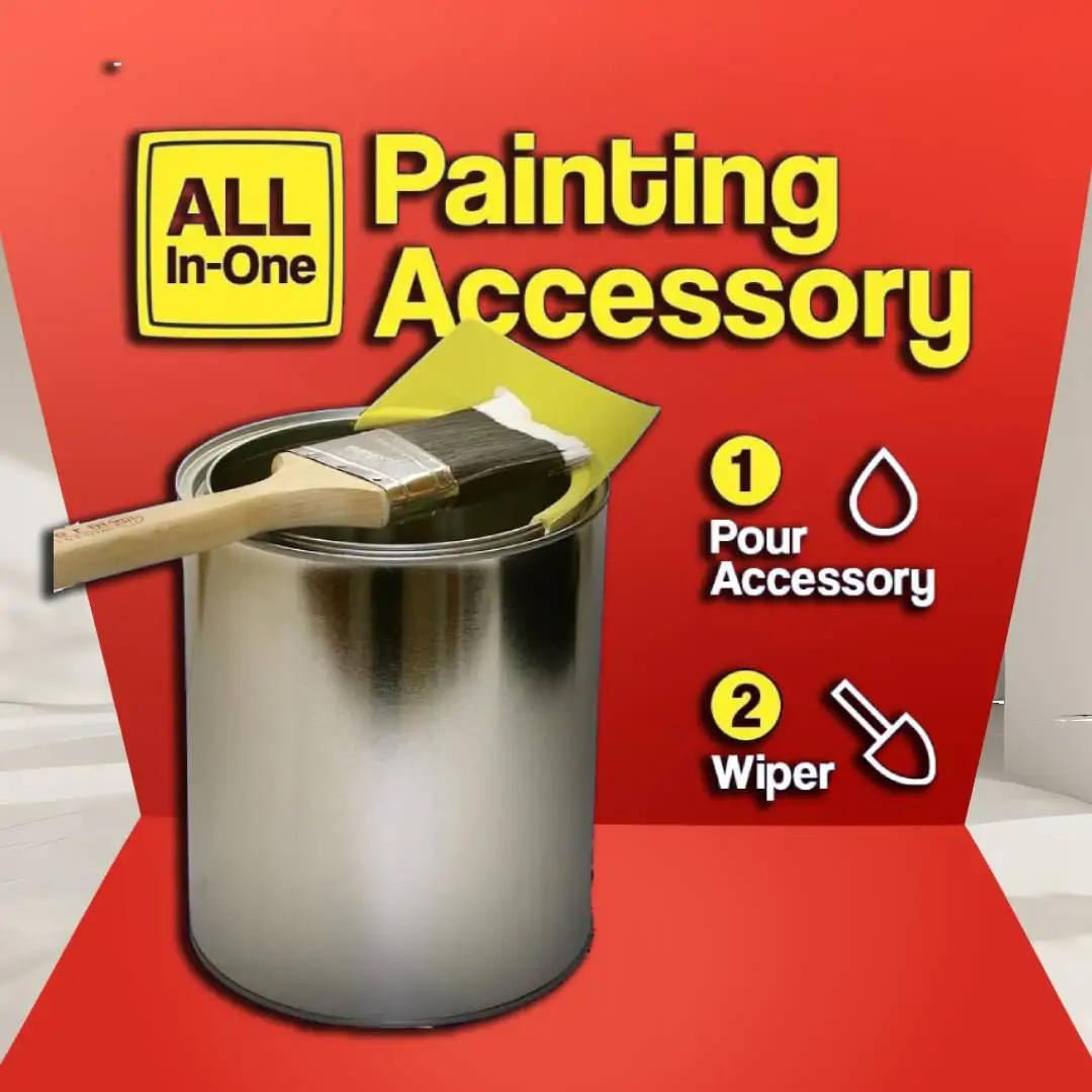 Paint Pouring Spout Compact Easy Installation Paint Can Pourer Paint Can Spout Pour Accessory for 1 Gallon Paint Can Container