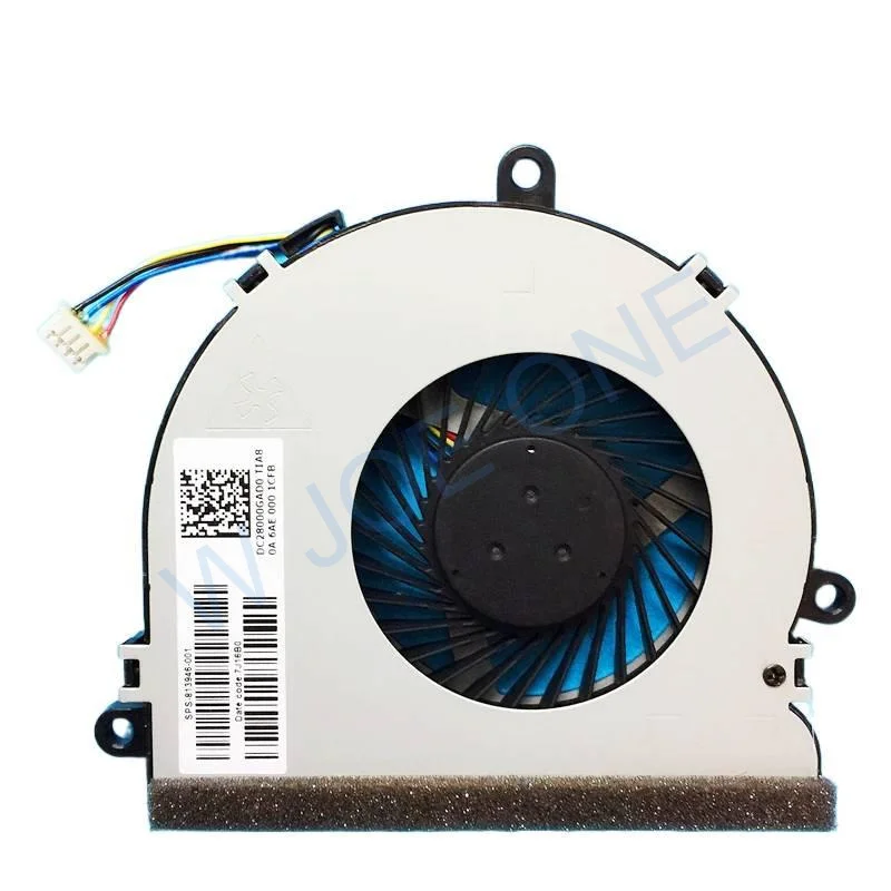 Novo ventilador de refrigeração para cpu de laptop, radiador para notebook hp série 15g-ad008tx 15g-ad108tx 15g-ad007tx dc28000jlro