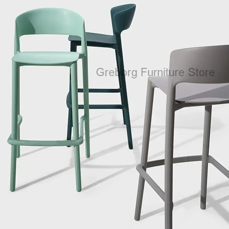 

Plastic Design Bar Chair Accent Dining Relaxing Interior Cafe Modern Bar Chairs Counter Taburete Cocina Home Furniture