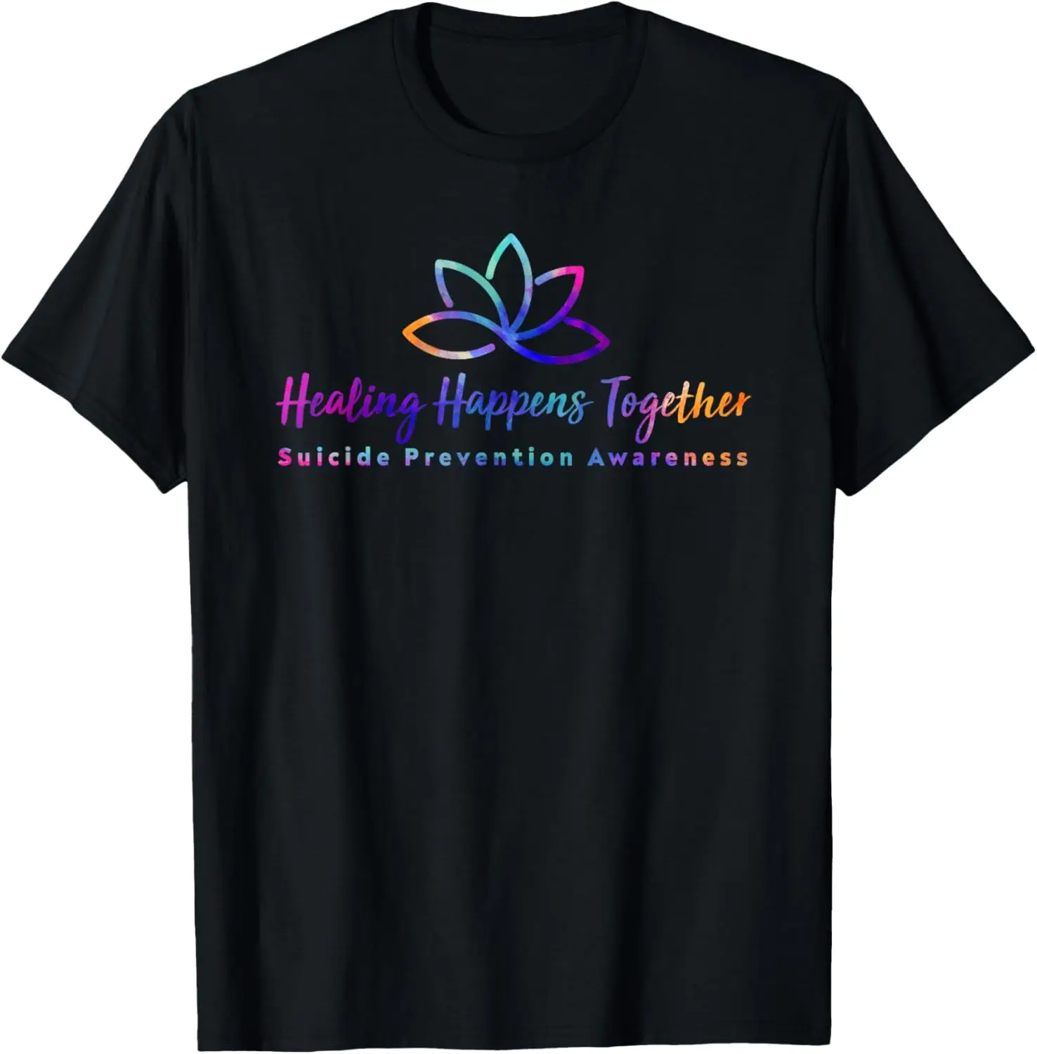 Suicide Prevention Awareness Healing Happens Mental Health T-Shirt