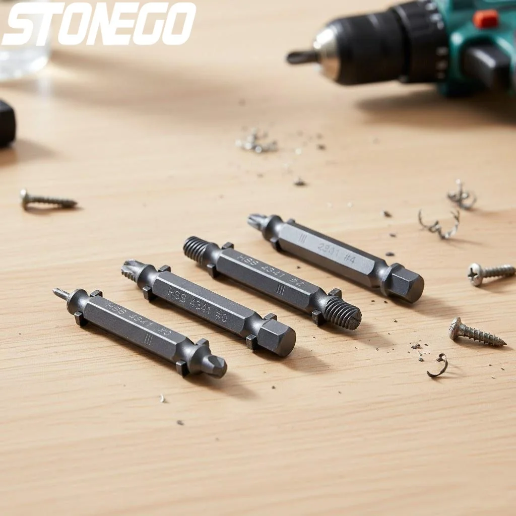 

Набор инструментов для удаления сломанных винтов с двойной головкой, 4/5 шт., для ремонта сломанных винтов