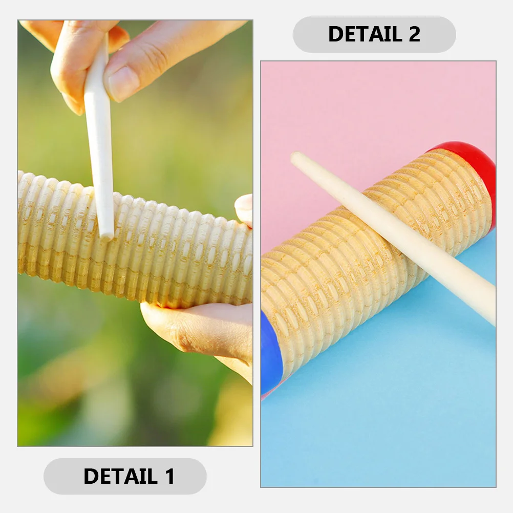 

2 Sets Sand Drum Percussion Instrument Music Shaker Hand Instruments Musical Block