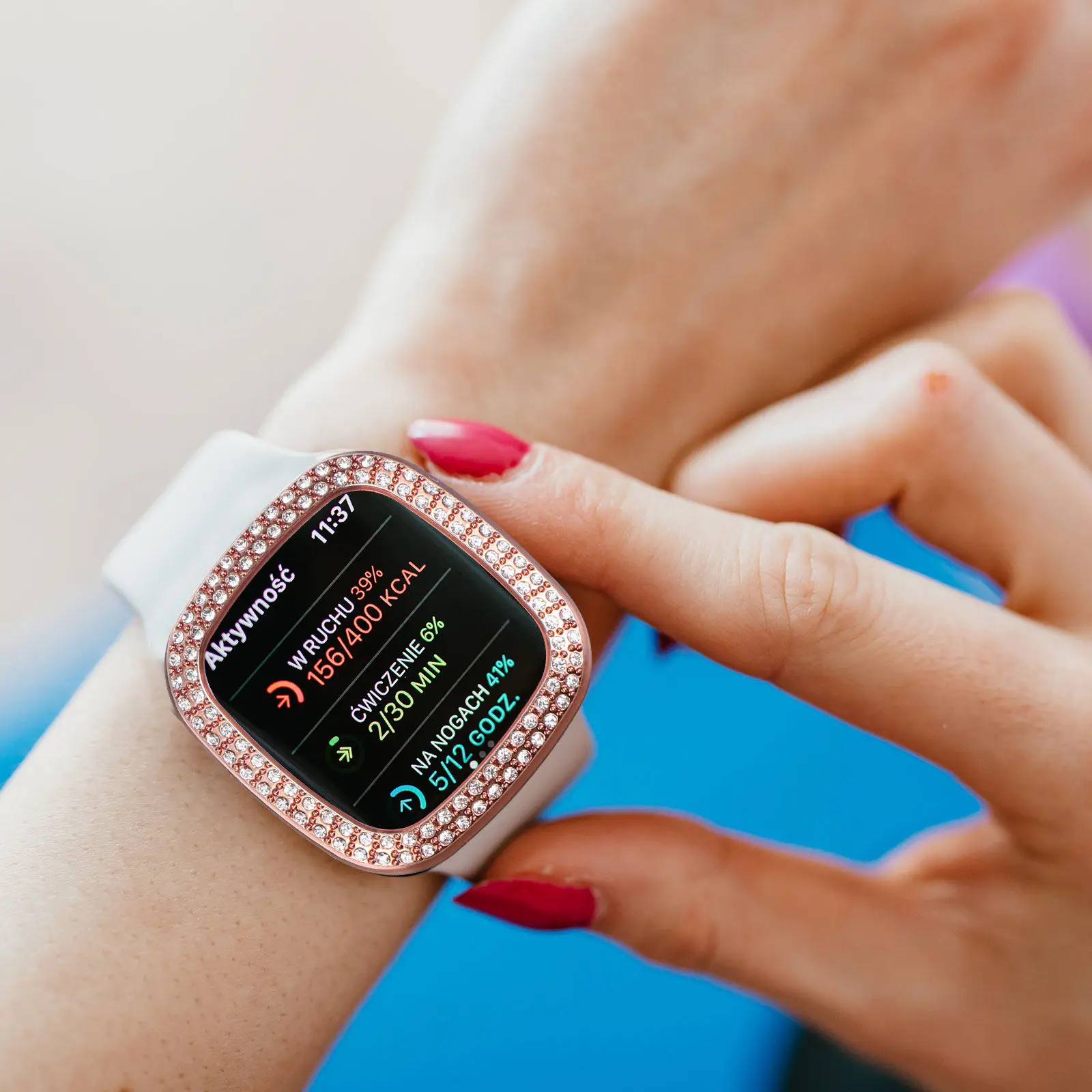 

Защитный гальванический чехол для часов, совместимый с Fitbit Versa3 Sense, устойчивый к грязи и жиру