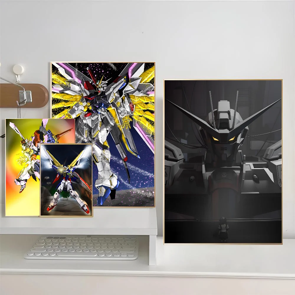 1pc Gundam Poster HD Posters Home Room Bar Cafe Decor Art Wall Painting Picture