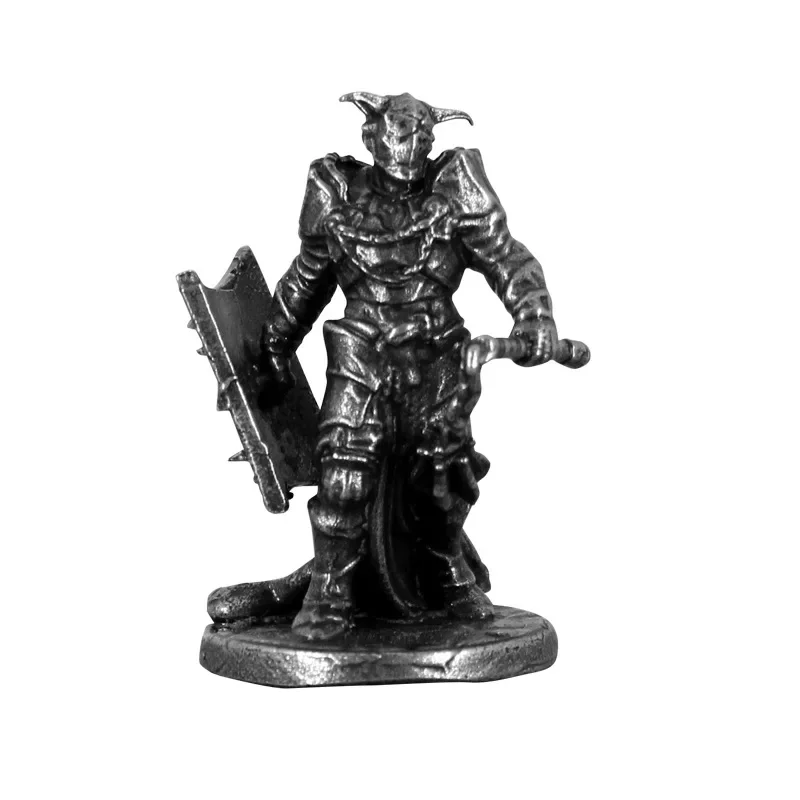 

1pcs White Bronze Demon Soldiers Soldier Shogunate Samurai Model Figure Tabletop Game Ornament