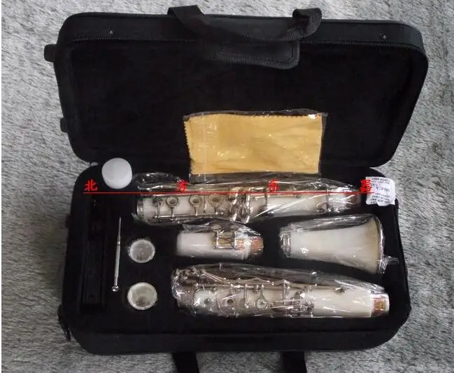 High-grade ABS Color Clarinet Bb White+Case