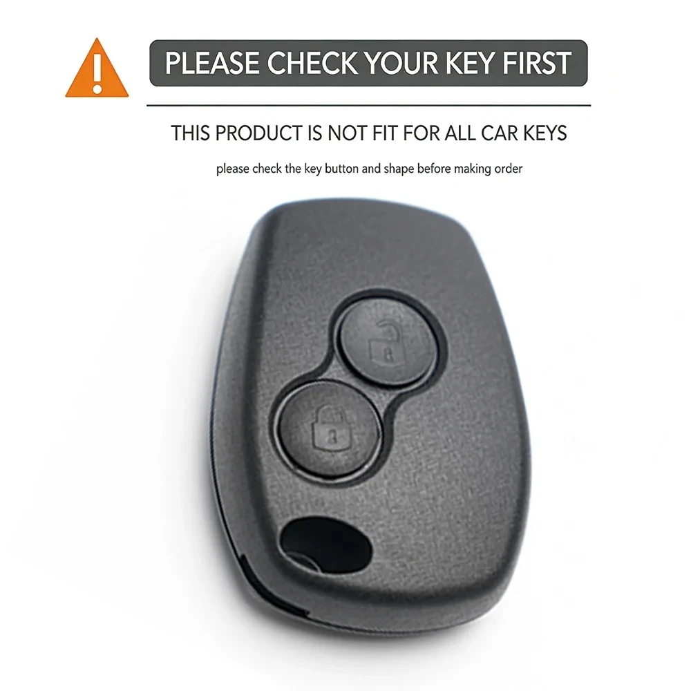 Zinc Alloy Car Remote Key Case Cover Shell Fob For Renault Clio Trafic Twingo Kangoo Master Modus For Dacia Duster Sandero