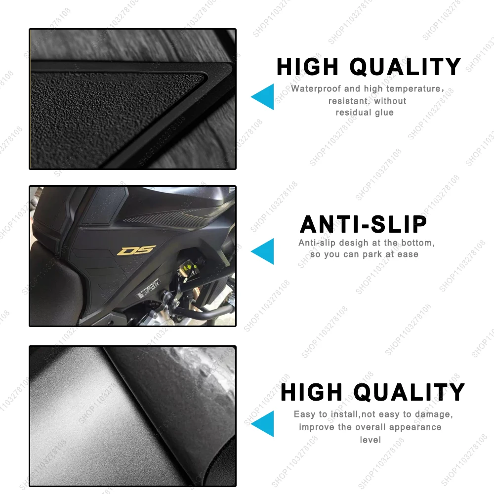 Motorcycle Accessories Tank Pad Protector Sticker Decal Gas Knee Grip Kit for Voge 900DSX 900 DSX 2024 2023