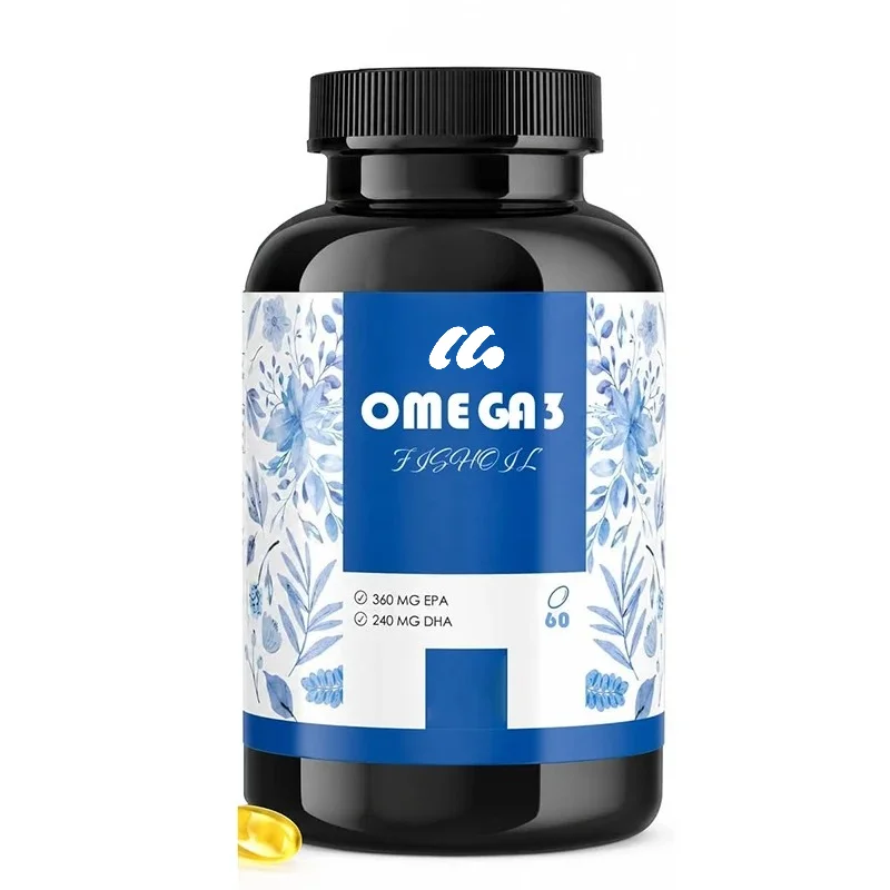 Daily Fish Oil, Containing 600mg Omega-3, 360mg EPA, and 240mg DHA, in 60 Soft Capsules