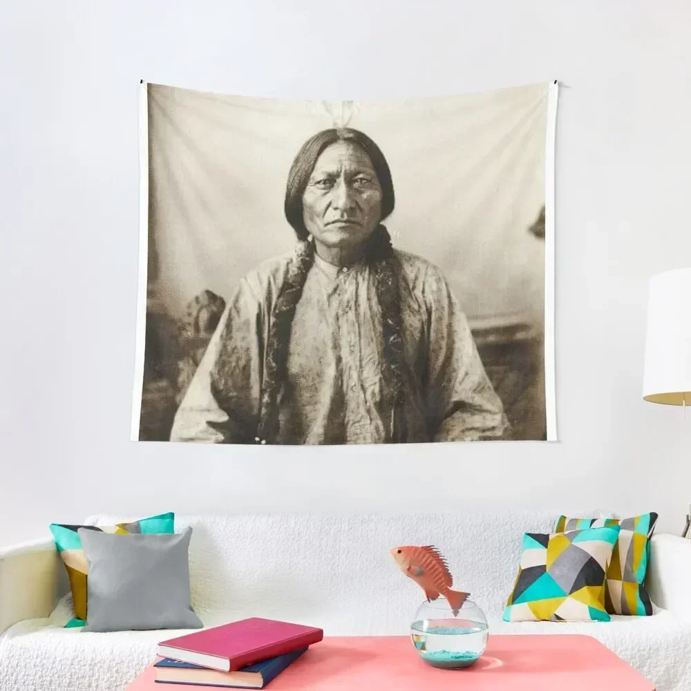 

Sitting Bull - Hunkpapa Lakota Tapestry Bedroom Decorations House Decor Tapestry