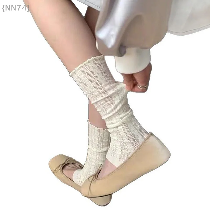 【لا】بنطلون ضيق من الدانتيل على طراز الباليه - لتدفئة الساق الشبكية للنساء والفتيات بتصميم جوارب Kawaii Lolita #6