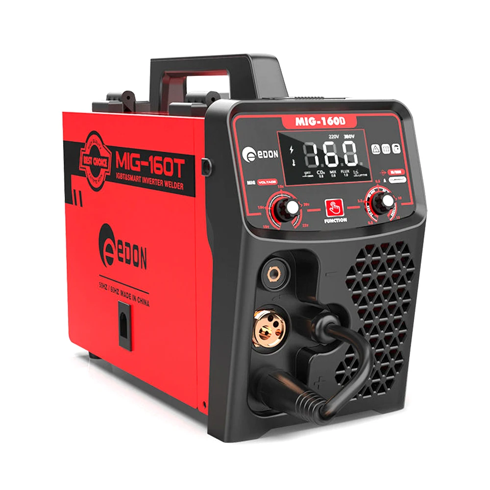 EDON  Expert MIG 285 IGBT  WELDING MACHINE MIG WELDER GAS and GASLESS Flux Cord Wire