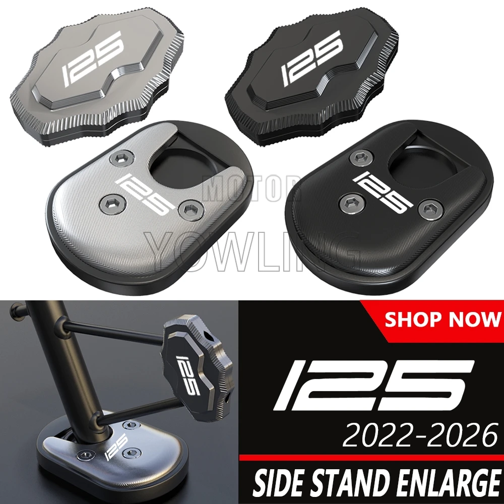 

Motorcycle Accessories CNC Kickstand Support Plate Foot Side Stand Enlarge Extension Pad For KYMCO New Many 125 2022 2025 2026