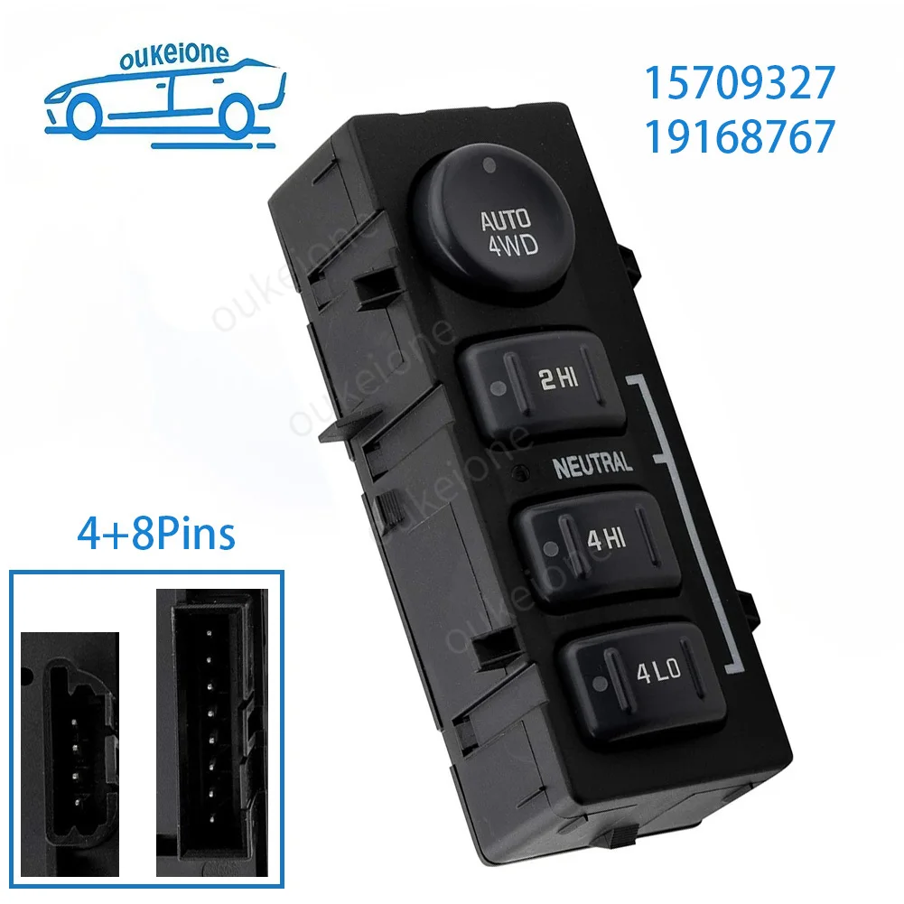 

Для GMC Sierra Yukon Chevrolet Avalanche Silverado Tahoe 4WD переключатель управления приводом на колесах, кнопка раздаточной коробки 15709327 19168767