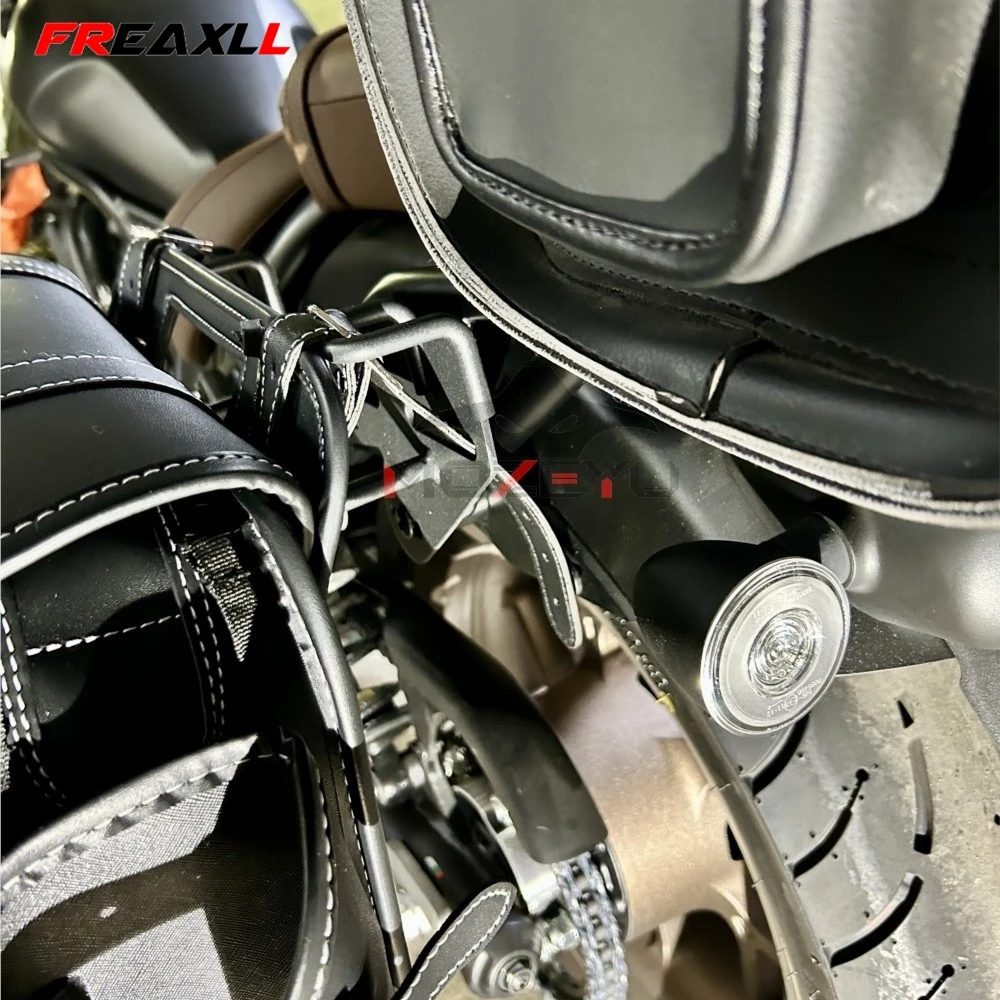 Motorcycle Left Side Luggage Rack bracket Right Side Rails bracket for Kawasaki W400 W650 W800 VN250 XL883L XL1200NS Saddlebag