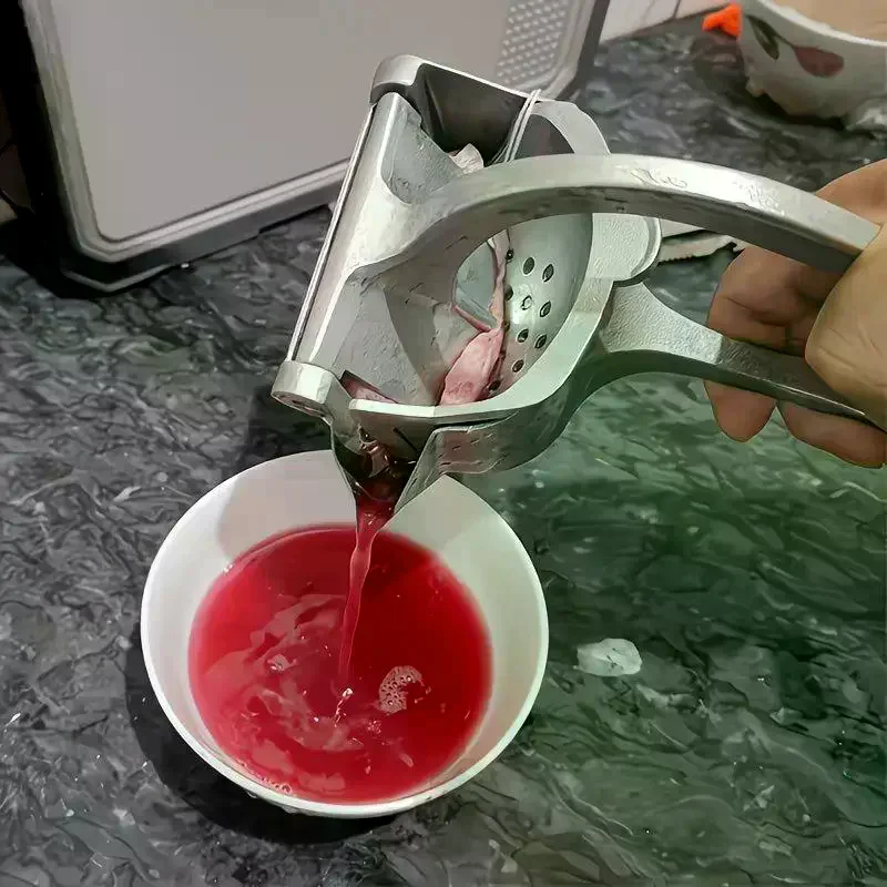 Juice Squeezer Aluminum Alloy Hand Pressure Juicer Pomegranate Orange Lemon Sugar Cane Juice Kitchen Bar Fruit Tools Acce Manual