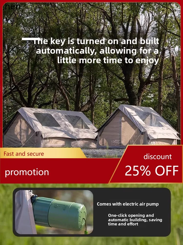 CZ  Fully Automatic Inflatable Tent Outdoor Camping No Setup Overnight Gear