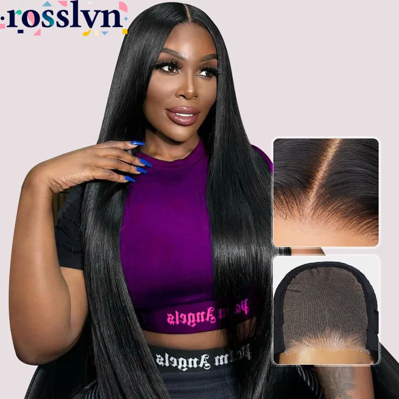 

Rosslyn Прямые парики из натуральных волос Бесклеевой парик из человеческих волос Готов к ношению 1b Черный парик Предварительно вырезанный Предварительно выщипанный 5x5 13x6 40 дюймов