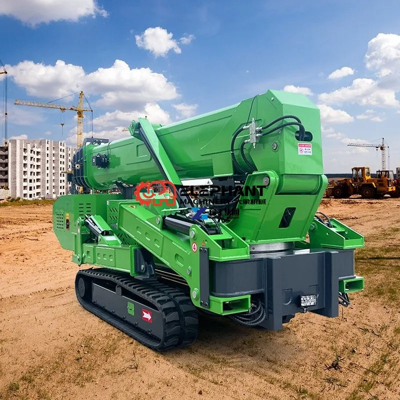 8T 12T Mobile Mini Spider Crawler Crane Hydraulic Compact Lifting Machinery Customized for Glass Installation Lifting Operations