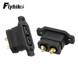 2 /5pcs Amass XT90E-F Battery Connector XT90E Female Plug Gold-plated XT90 Connector Yellow/Black Plug Connector