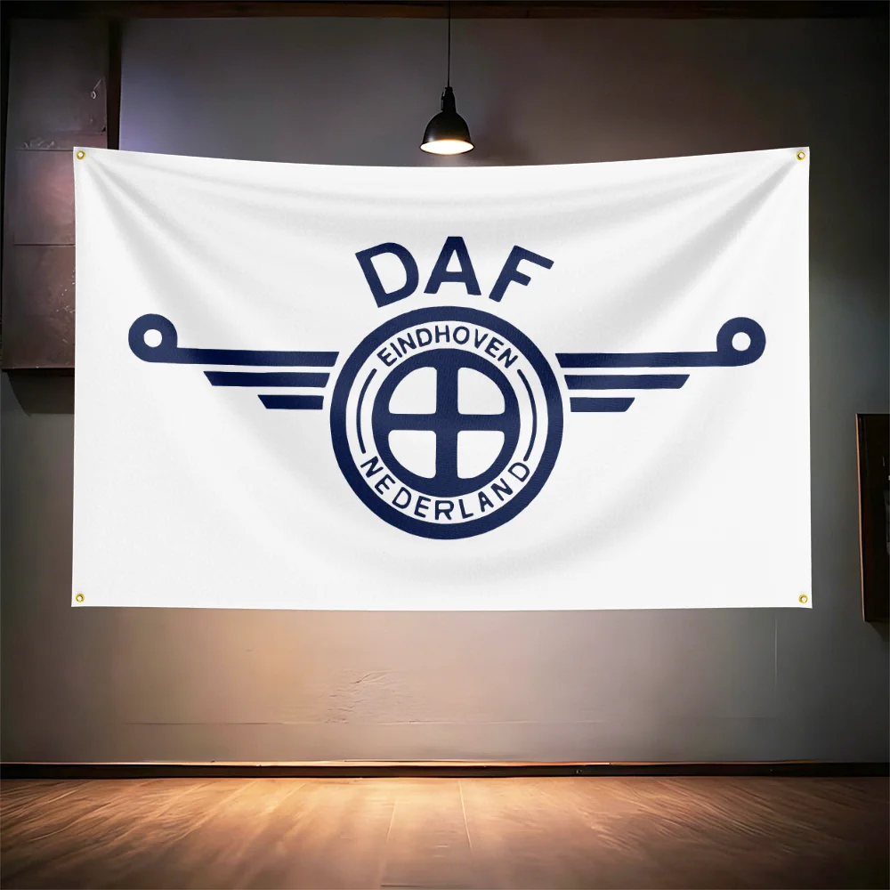 D-A-Fs Truck Fans Flag  For Truck Garage Bar Wall Decor Banner