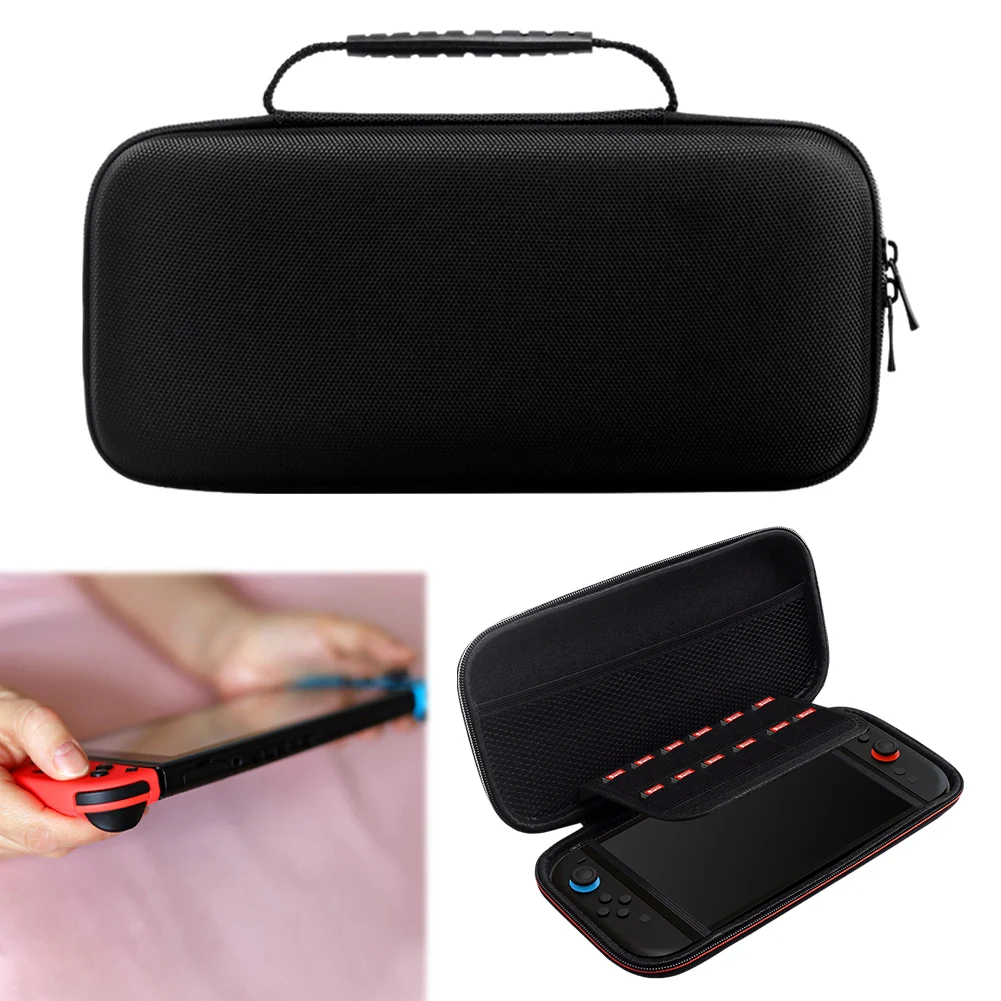 

Жесткий дорожный чехол для игровой консоли Nintendo Switch 2, сумка для хранения карт, противоударный защитный чехол, портативные сумки-органайзеры