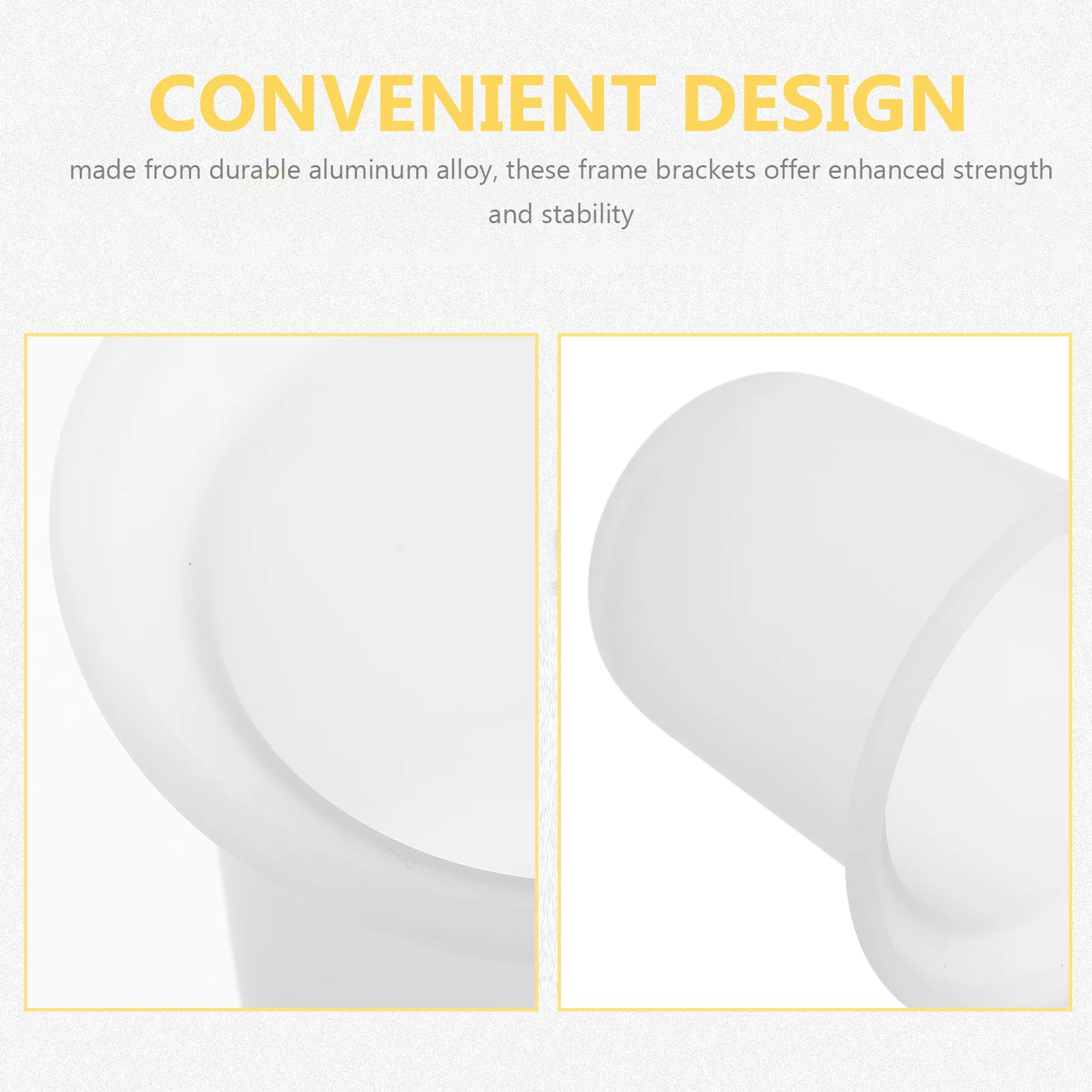 2Pcs Glass Toilet Brush Cup Holder Modern Minimalist Style Scrubber Storage Rack Non-Slip Surface Bathroom Essentials for Home