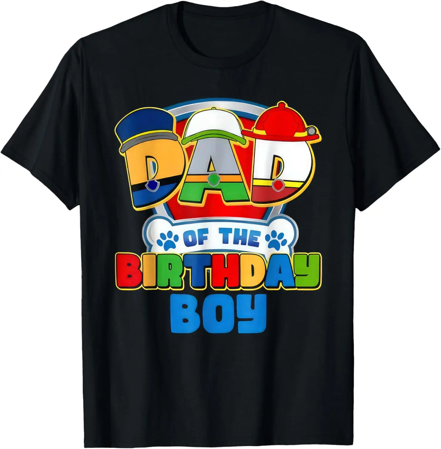 

Dad And Mom Birthday Boy Dog Family Matching T-Shirt