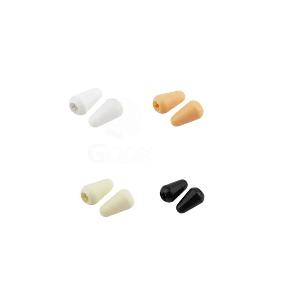 10PCS Plastic Material Guitar Switch Tips 5-Way Standard Size Pickup Selector Knobs Lever Type Universal Fit 5-Way Switch Tips