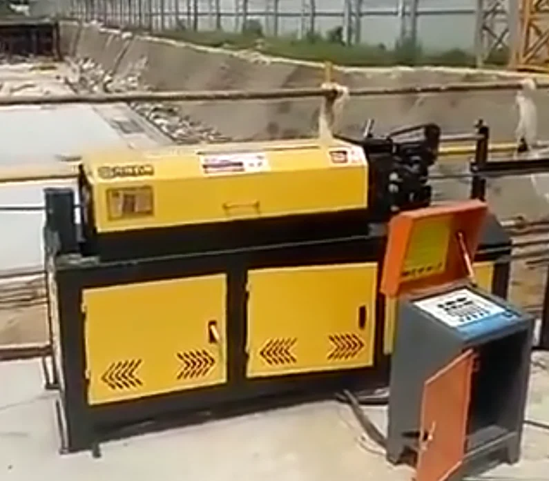 Customized Cnc Wire Rebar Straightener Metal Straightening Machinery Automatic 6-32mm Steel Rod Processing Tool For Residential