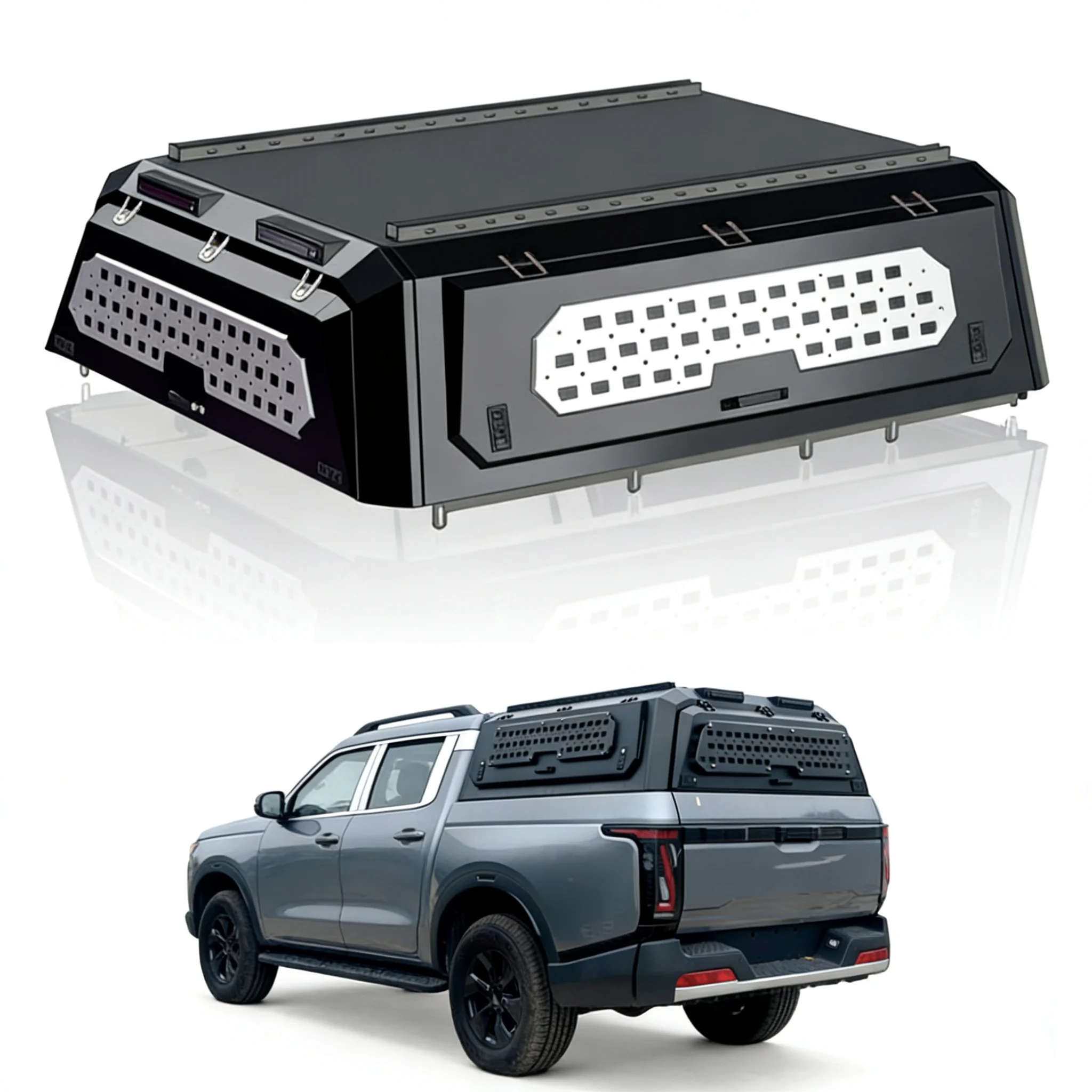 

Factory Heavy-Duty Pickup Truck High Cover Canopy Pickup Topper Fot Gladiator Hilux D-max Models New Style