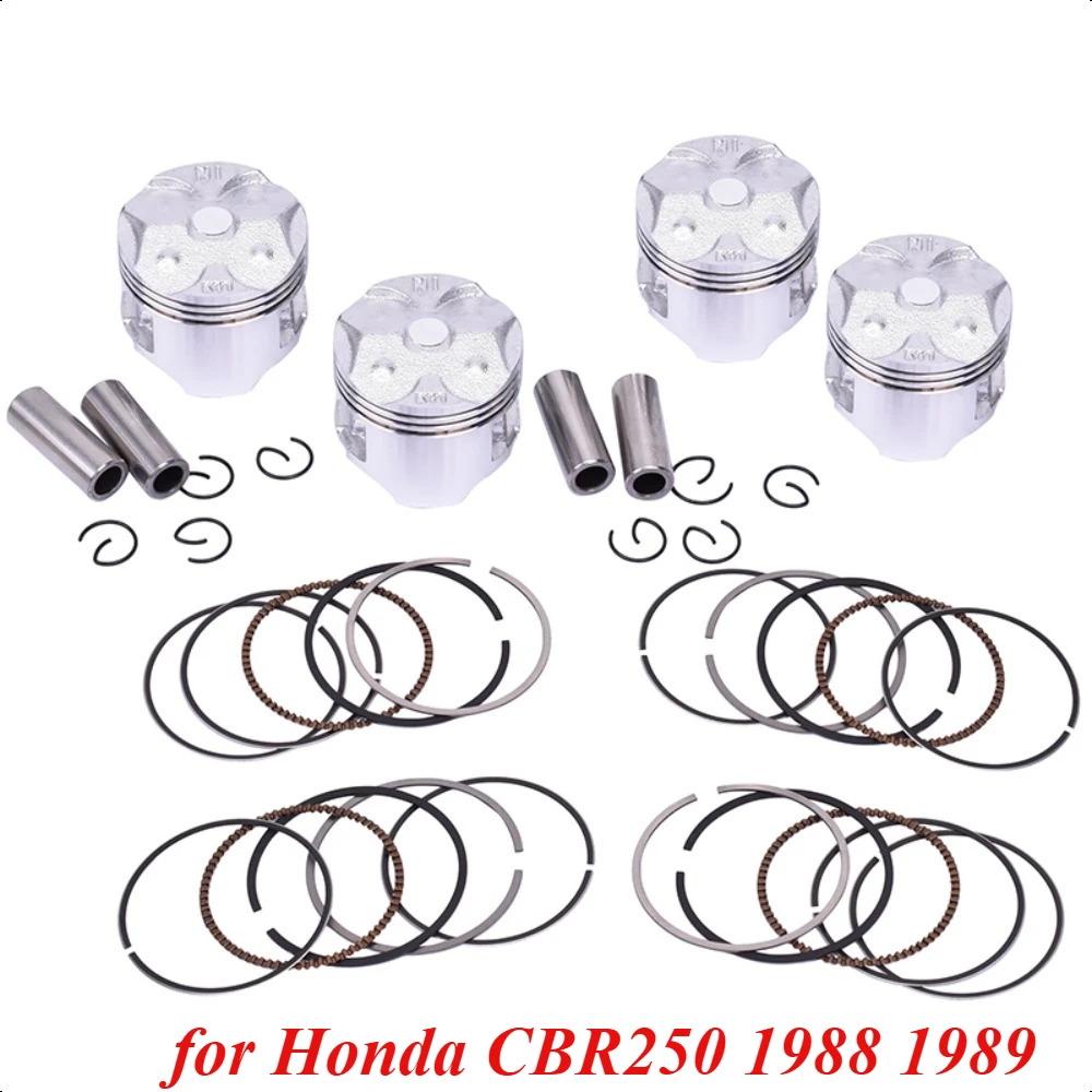 

13101-KY1-010 48.5mm Motorcycle Cylinder Piston Rings for Honda CBR250 MC19 1988 1989