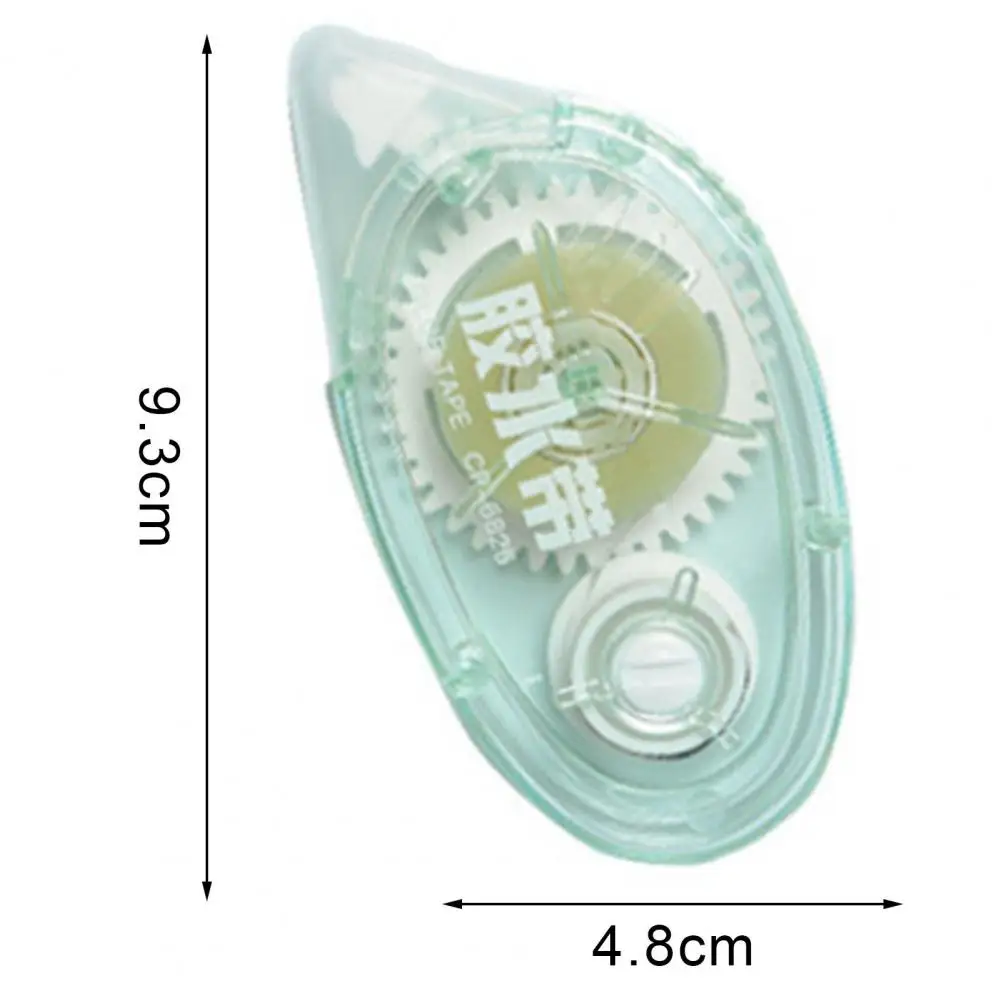 10 M Double Sided Tape Roller Mess-Free Application Compact Size Portable Adhesive Scrapbook Tape Dispenser Runner Office Supply