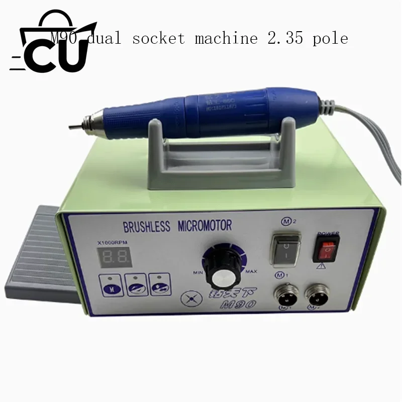 High Speed 70000/90000RPM Brushless Motor Micromotor Polishing Machine with Handpiece Jewellery Engraving Micromotor