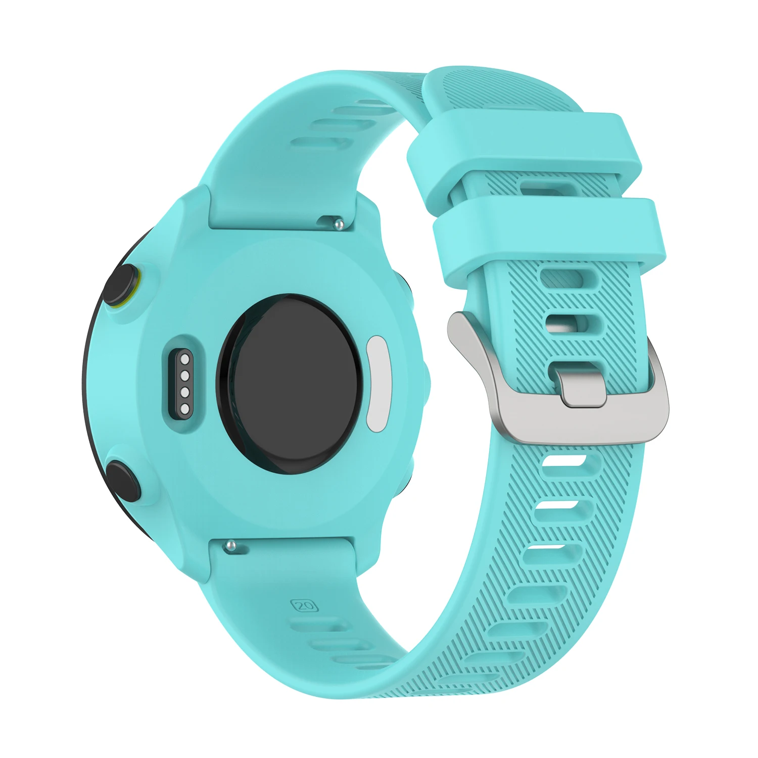 Silicone Strap 20mm for Garmin Forerunner 70 170 55 165 245 645 570 42mm/Venu SQ 2 Plus Correa Bracelet Garmin Active 6 5 Band